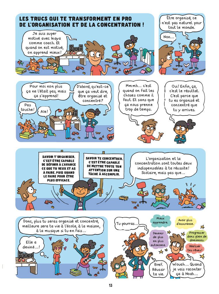 BD qui t'aide à te concentrer et à mieux t'organiser (La) - Extrait 1