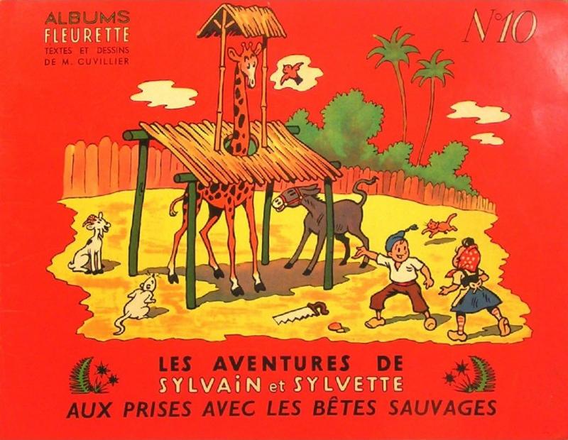 Prises avec les bêtes sauvages (Aux) - Série Sylvain et Sylvette (Triomphe)