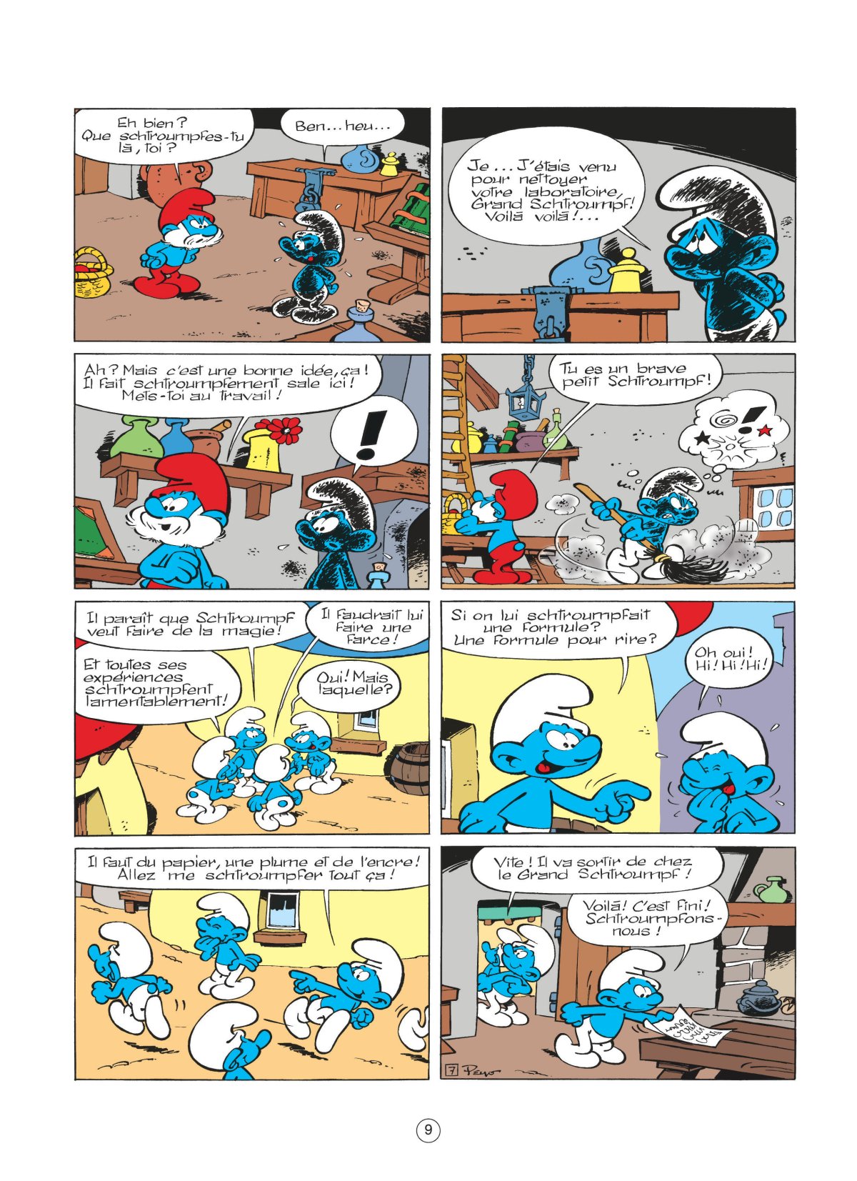 Apprenti Schtroumpf (L') - Extrait 1