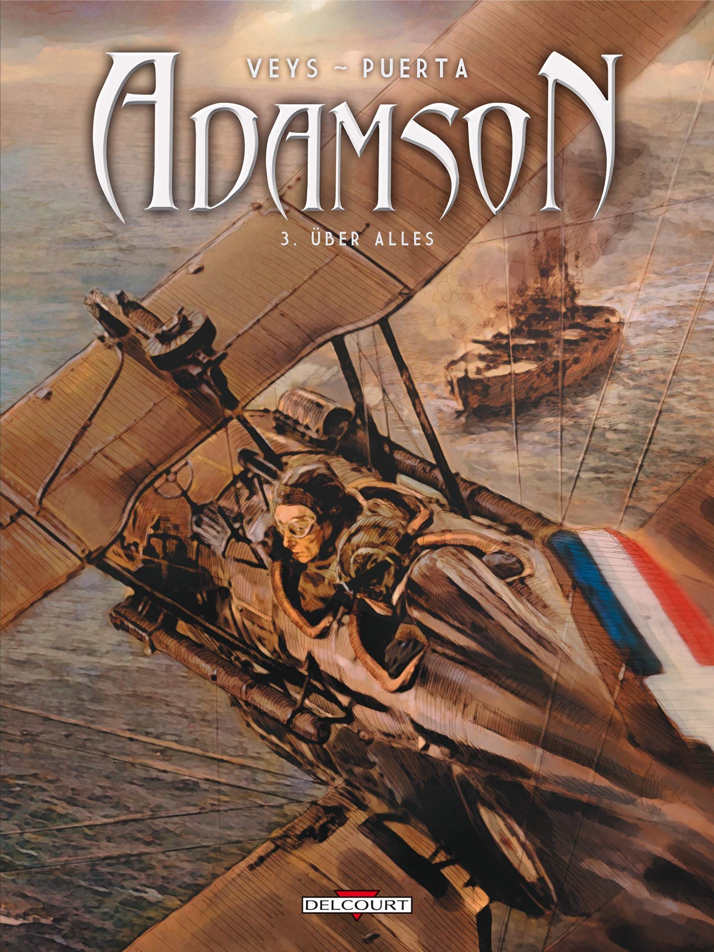 Über Alles - Série Adamson par Pierre Veys et Carlos Puerta - Couverture