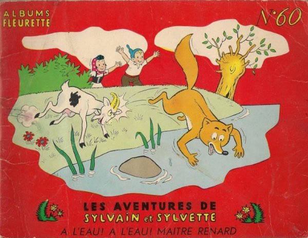 À l'eau ! À L'eau ! Maître Renard - Série Sylvain et Sylvette par Claude Dubois - Couverture