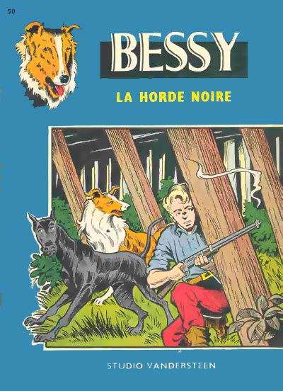 La horde noire - Série Bessy par Willy Vandersteen - Couverture