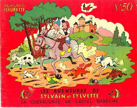 Chevauchée de Castel Bobéche (La) - Série Sylvain et Sylvette par Jean-Louis Pesch - Couverture