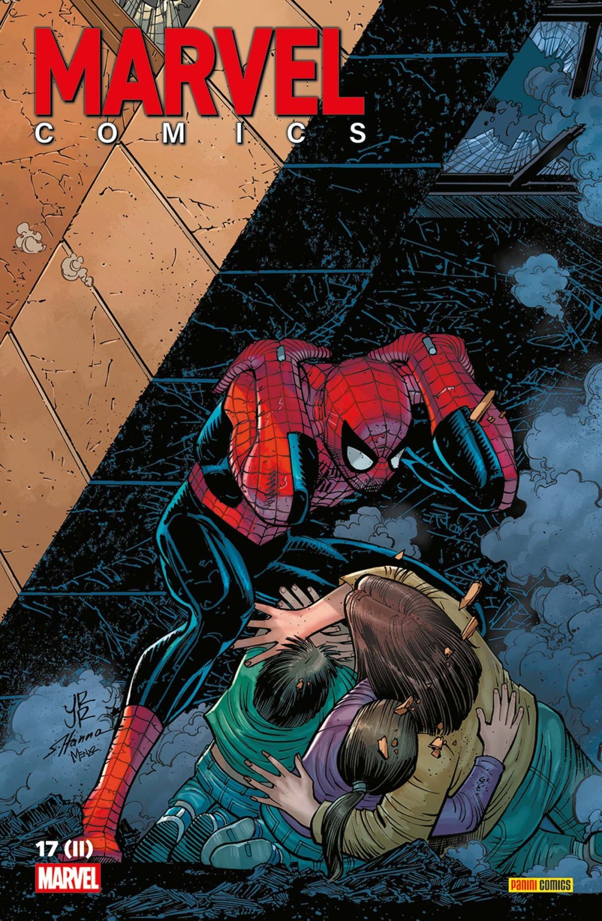 Marvel Comics 17 - Série Marvel Comics par Erica Schultz, Al Ewing, Zeb Wells, Luciano Vecchio, Oscar Bazaldua / Bazal et John Romita Junior - Couverture