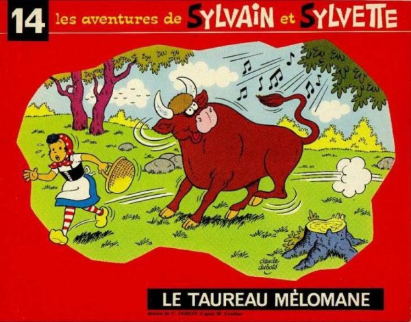 Taureau mélomane (Le) - Série Sylvain et Sylvette par Claude Dubois - Couverture