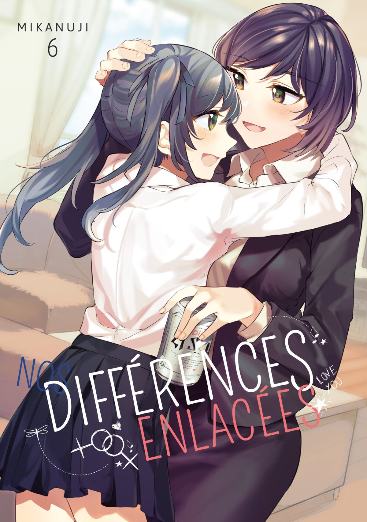 Nos différences enlacées 6 - Série Nos différences enlacées par Mikanuji - Couverture