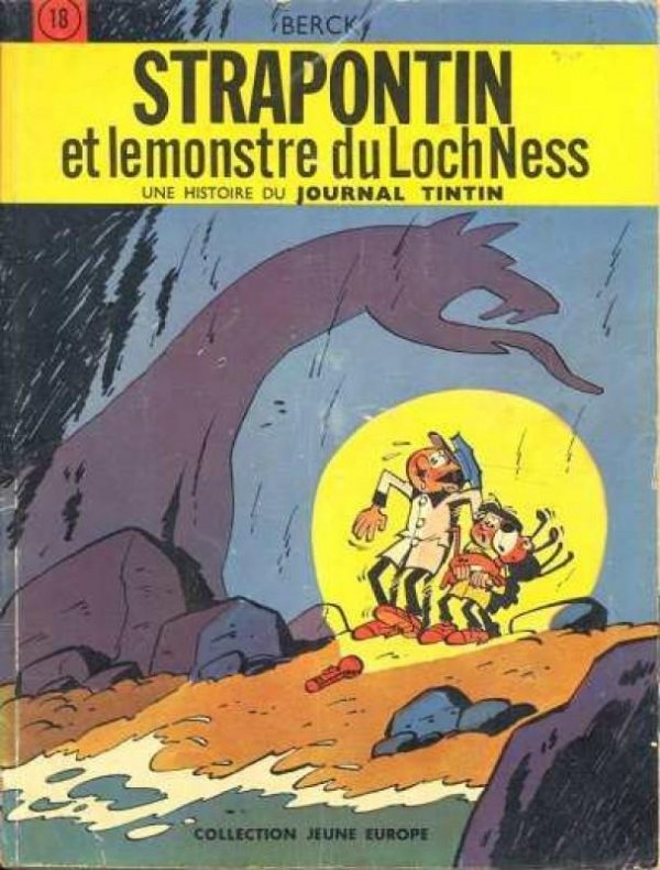 Strapontin et le monstre du Loch Ness - Série Strapontin par René Goscinny et Berck - Couverture