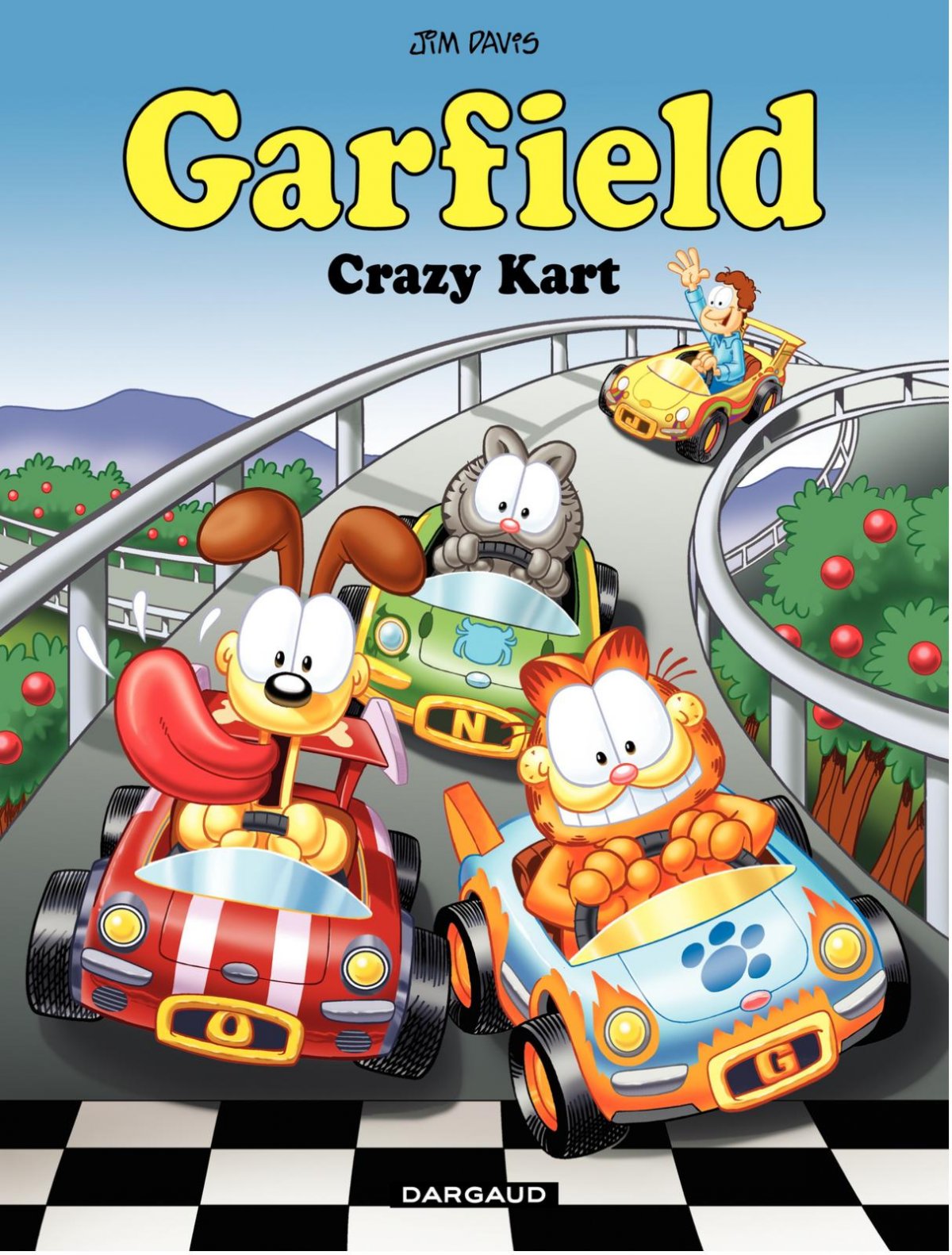 Crazy Kart - Série Garfield par Jim Davis - Couverture