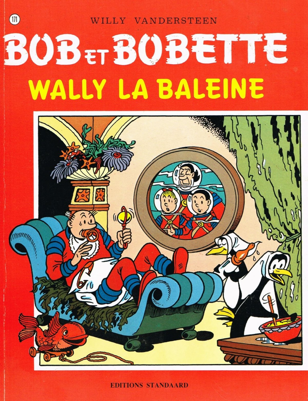 Wally la baleine - Série Bob et Bobette par Willy Vandersteen - Couverture