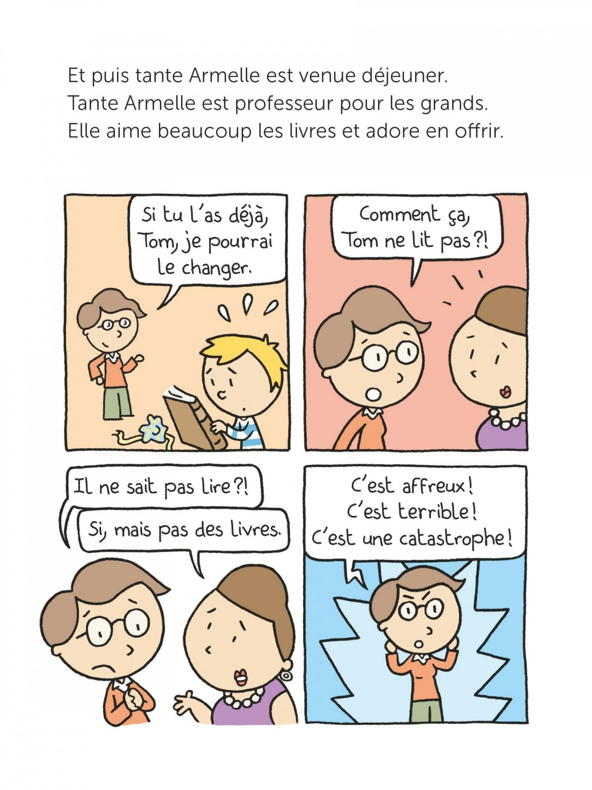 Tom n'aime pas lire - Extrait 1