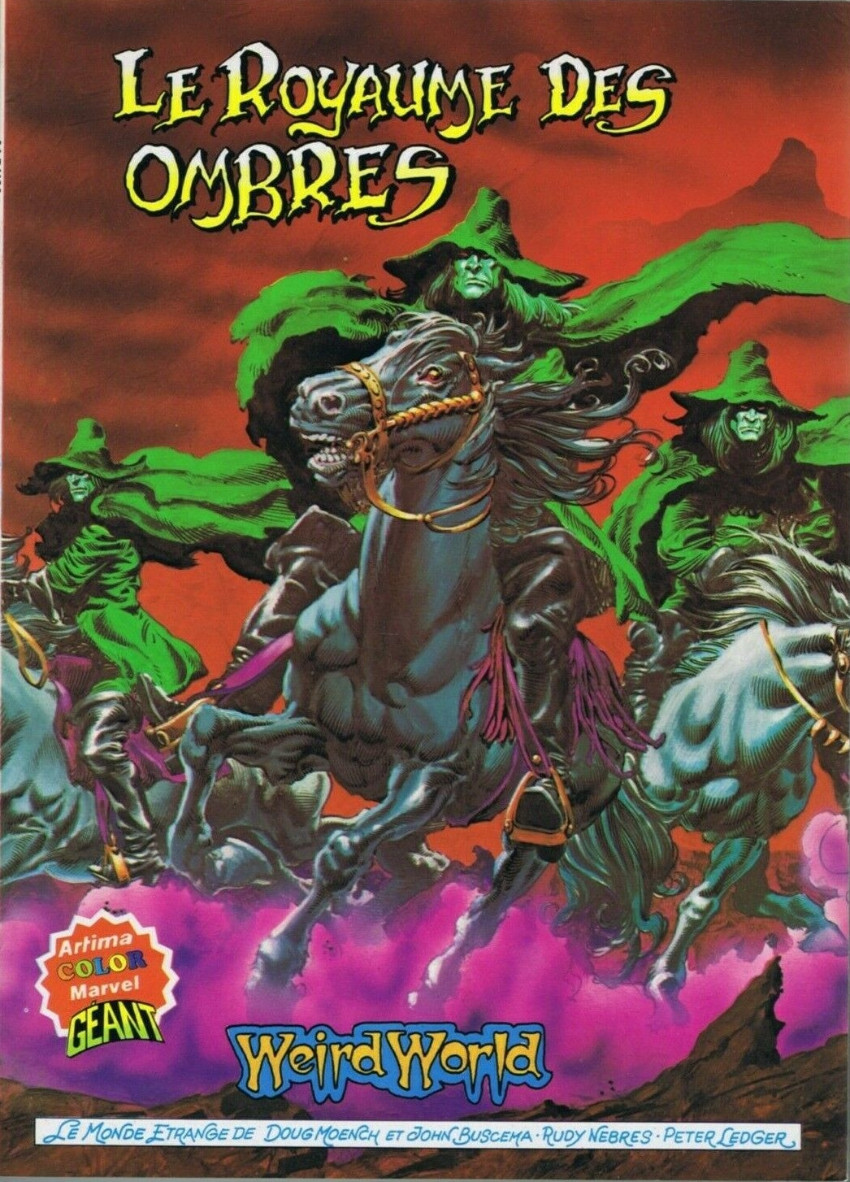 Royaume des Ombres (Le) - Série WeirdWorld par Doug Moench, Rudy Nebres et John Buscema - Couverture