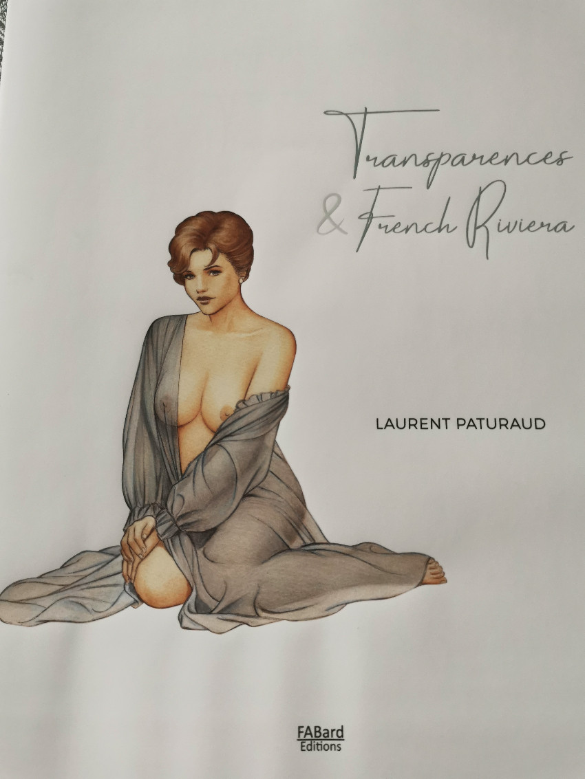 Transparences & French Riviera par Laurent Paturaud - Couverture