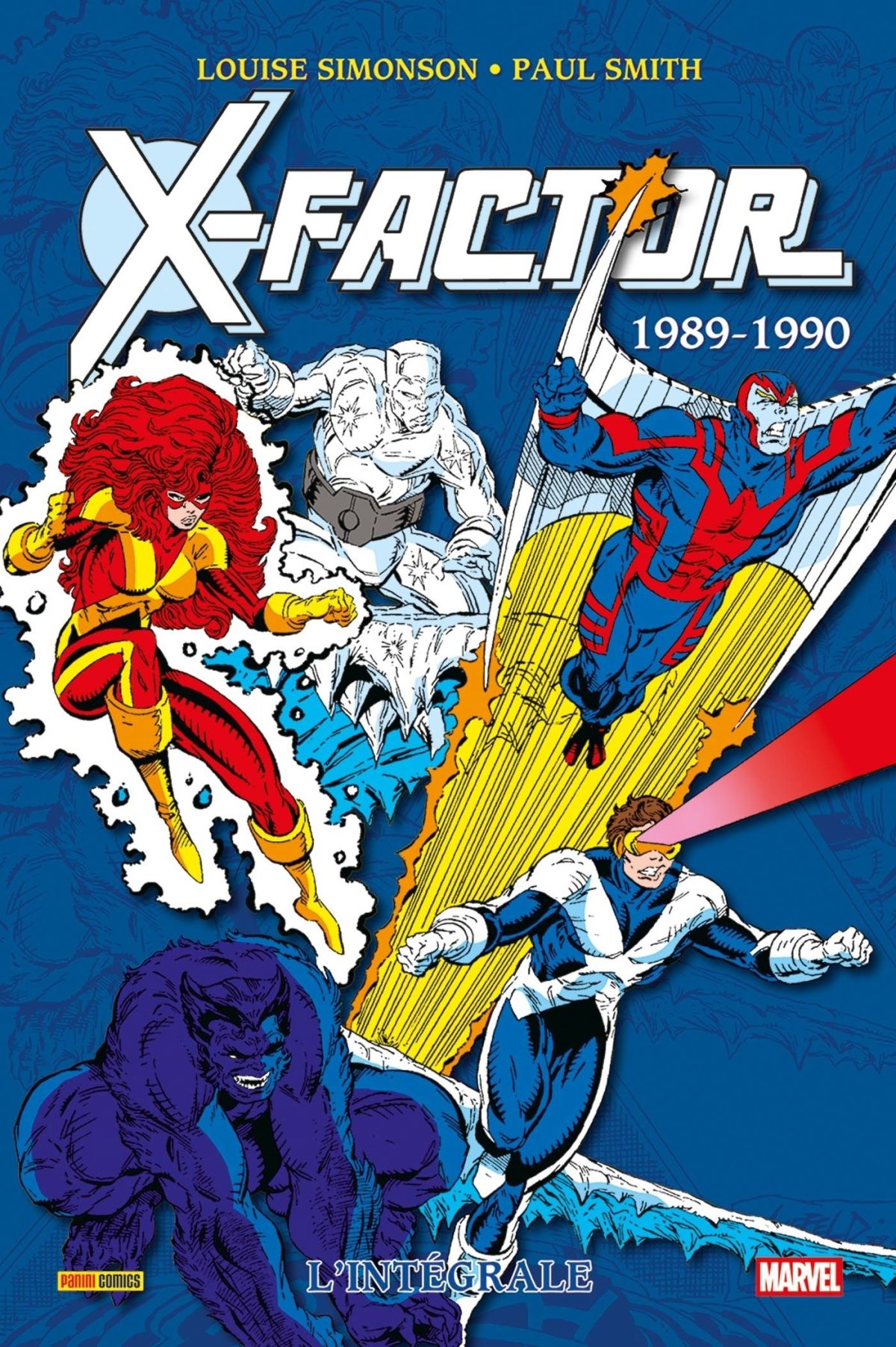 X-Factor - Intégrale 1989-1990 - Série X-Factor - Intégrale par Louise Simonson, Kieron Dwyer, Terry Shoemaker, Paul Smith et Rich Buckler - Couverture
