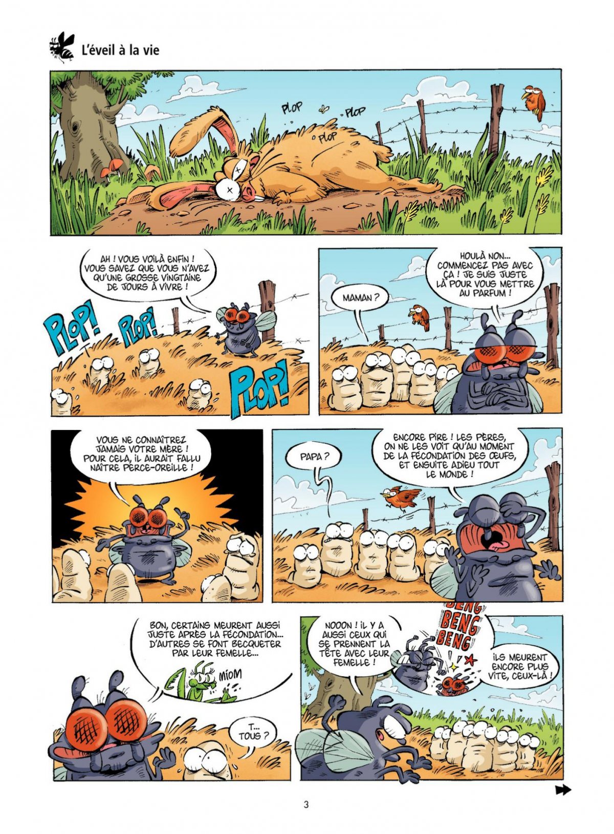 Insectes en BD (Les) 4 - Extrait 1