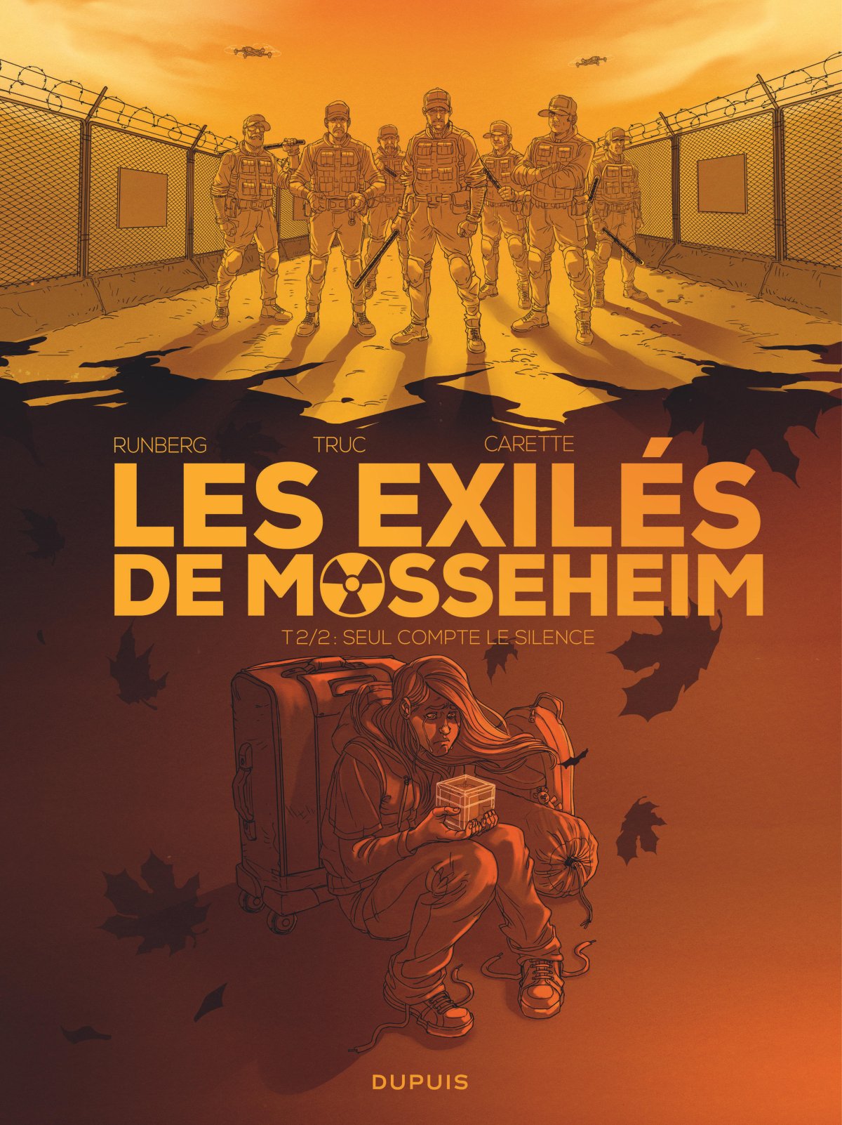 Seul compte le silence - Série Exilés de Mosseheim (Les) par Olivier Truc, Sylvain Runberg et Julien Carette - Couverture