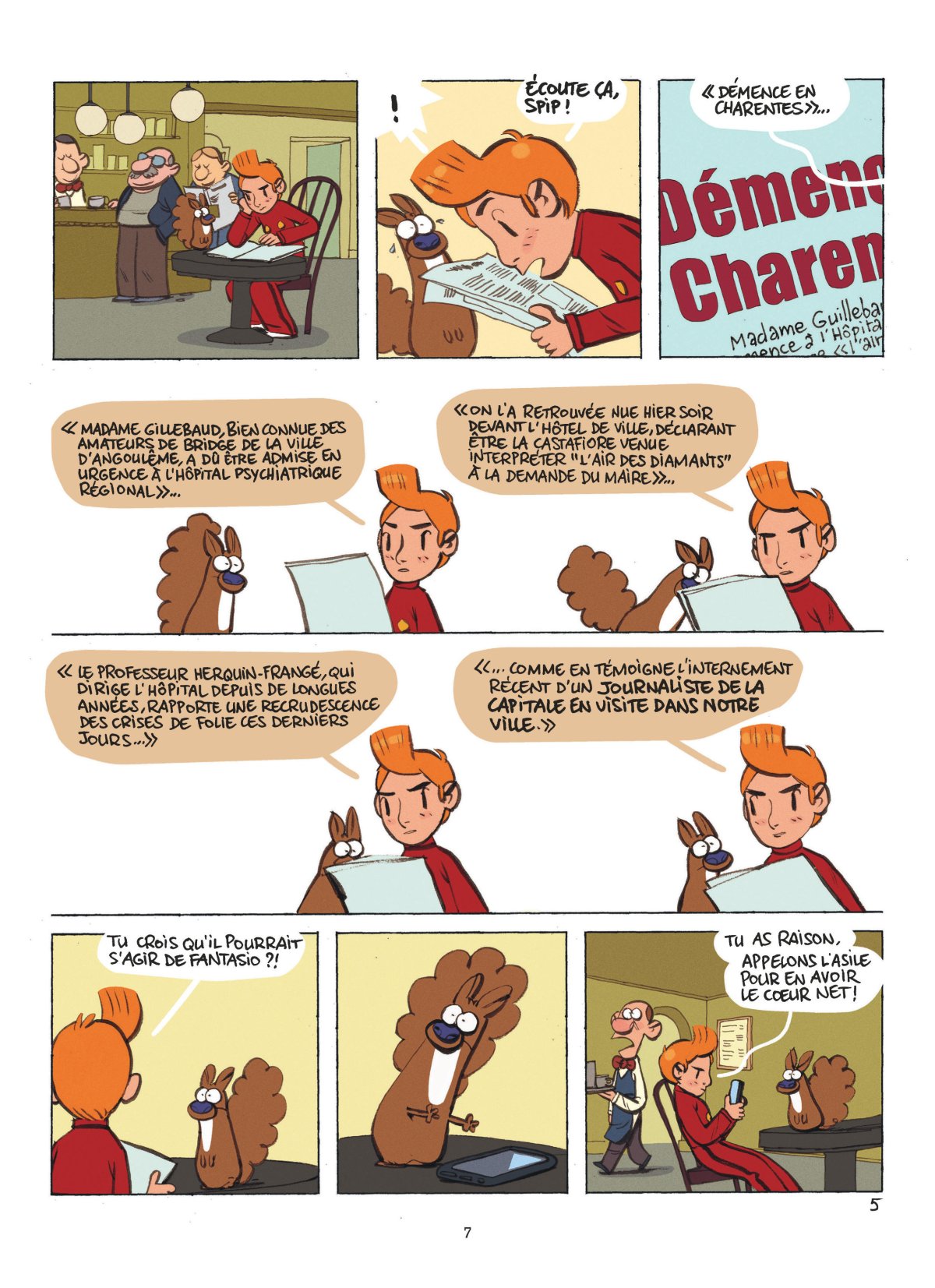 Spirou chez les fous - Extrait 1