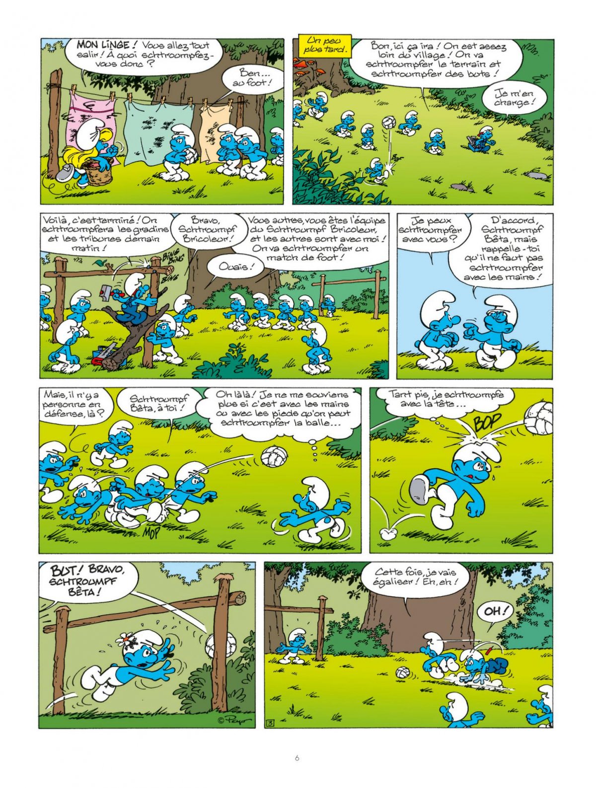 Schtroumpfs font du sport (Les) - Extrait 1