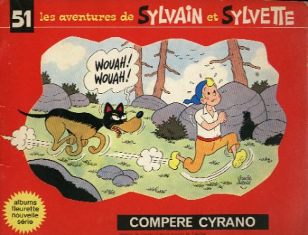 Compère Cyrano - Série Sylvain et Sylvette par Claude Dubois - Couverture