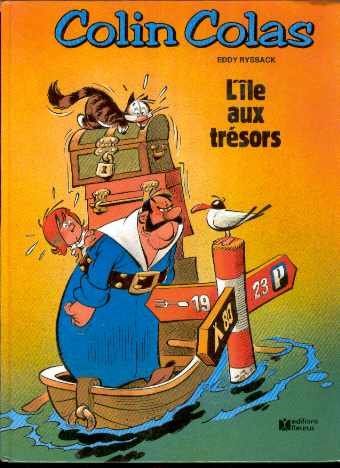 Île aux trésors (L') - Série Colin Colas par Eddy Ryssack - Couverture