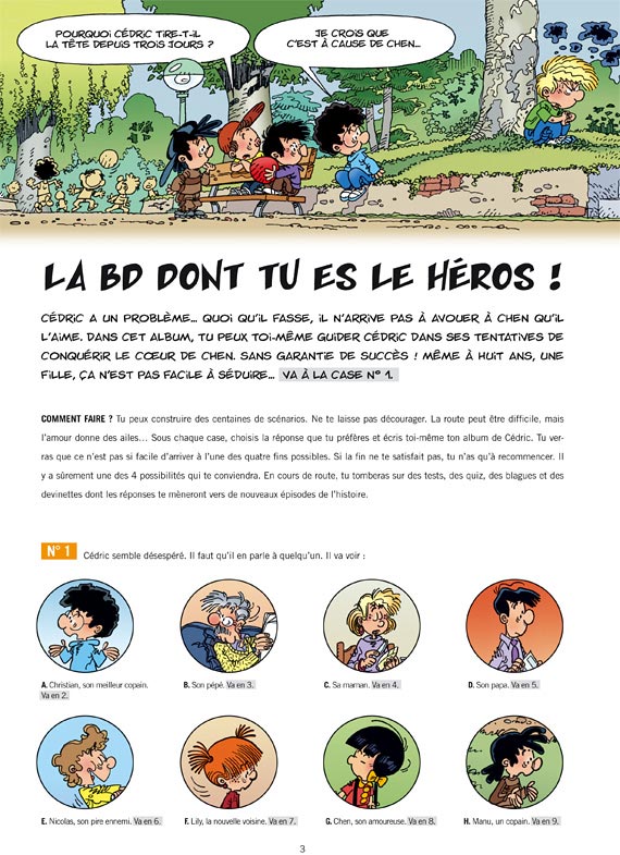 Cédric - La BD dont tu es le héros ! - Extrait 1