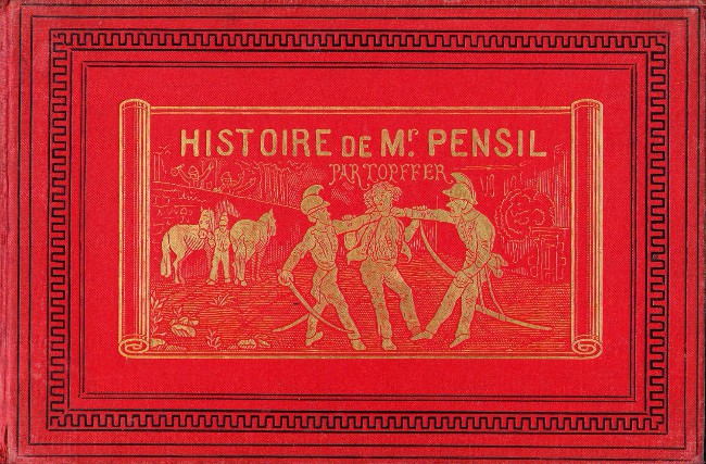 Monsieur Pencil par Rodolphe Töpffer - Couverture