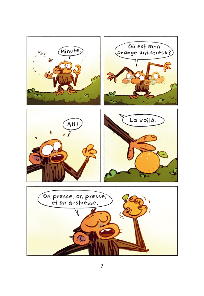 Orange stressée - Extrait 1