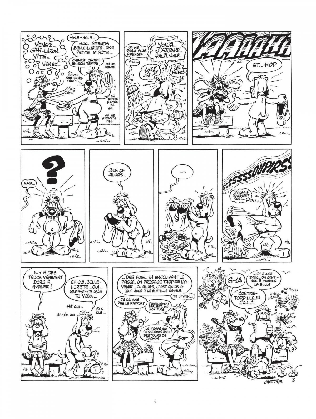 Bataille navale ou Gai-Luron en slip (La) - Extrait 1