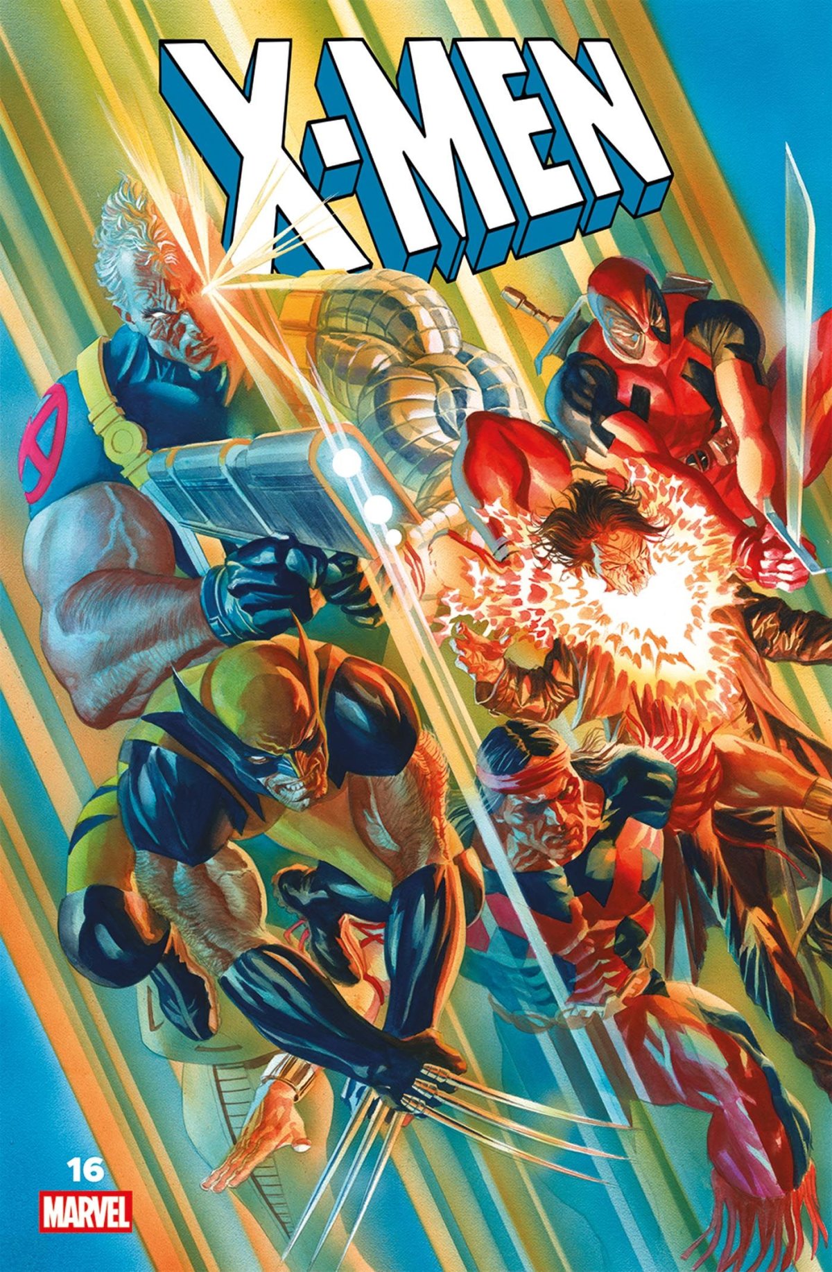 X-Men 16 - Série X-Men (2025) par Jed MacKay, Ann Nocenti, Christos N. Gage, Netho Diaz, Yildiray Cinar et Geraldo Borges - Couverture