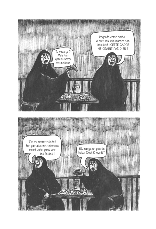 Hantée - Journal de bord d'une jeune iranienne hantée par une vieille folle moralisatrice - Extrait 1