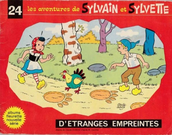 Étranges empreintes (D') - Série Sylvain et Sylvette par Claude Dubois - Couverture