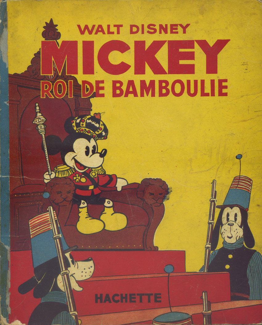 Mickey roi de Bamboulie - Série Mickey (Hachette) par Merrill De Maris et Floyd Gottfredson - Couverture