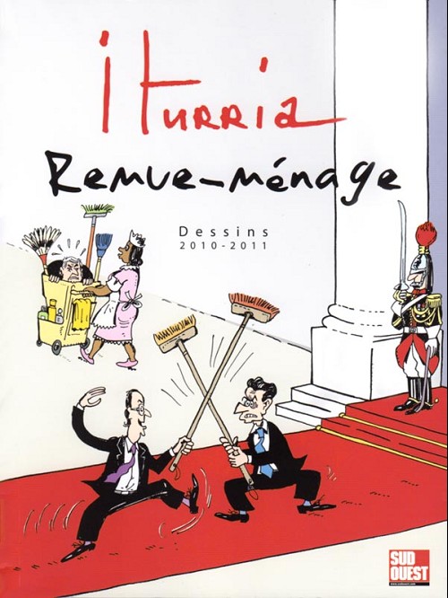 Remue-Ménage - Dessins 2010-2011 par Michel Iturria - Couverture