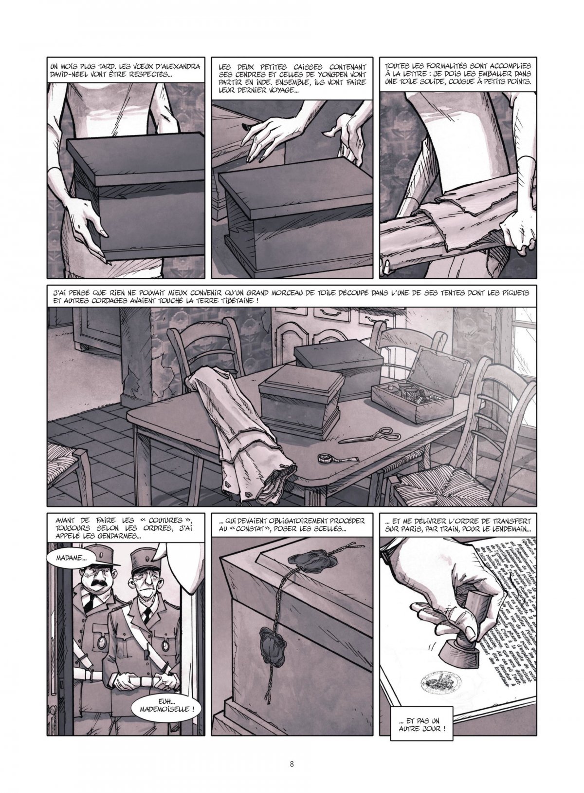 Vie avec Alexandra David-neel (Une) - Livre 3 - Extrait 1