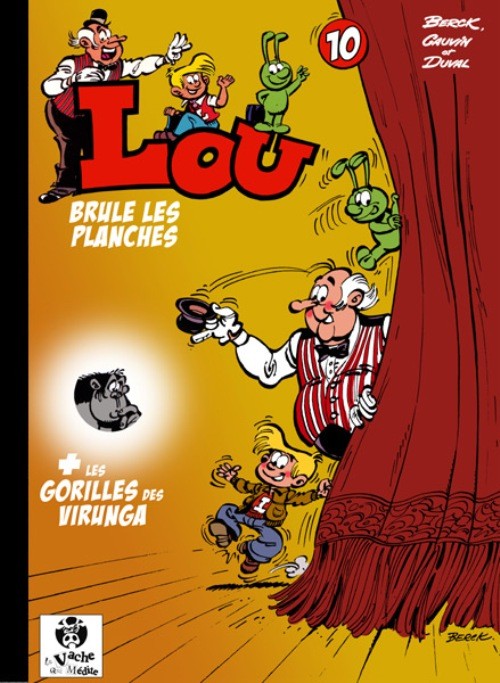 Lou brûle les planches - Série Lou par Berck et Yves Duval - Couverture