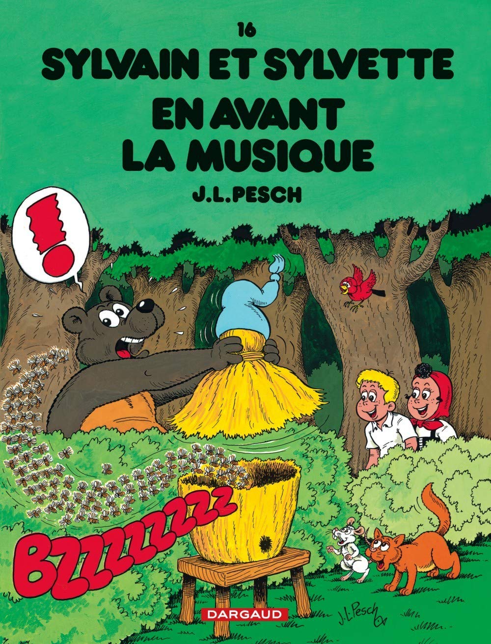 En avant la musique - Série Sylvain et Sylvette par Jean-Louis Pesch - Couverture