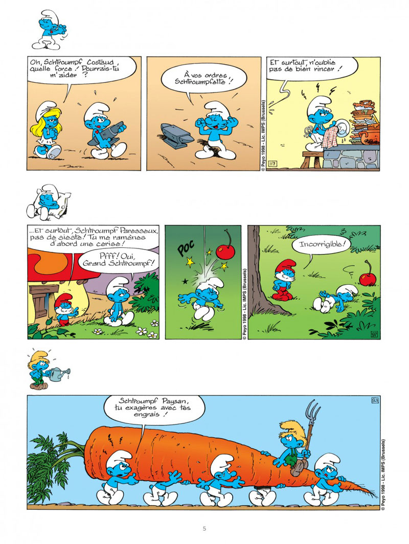 300 gags Schtroumpfs 1 - Extrait 1