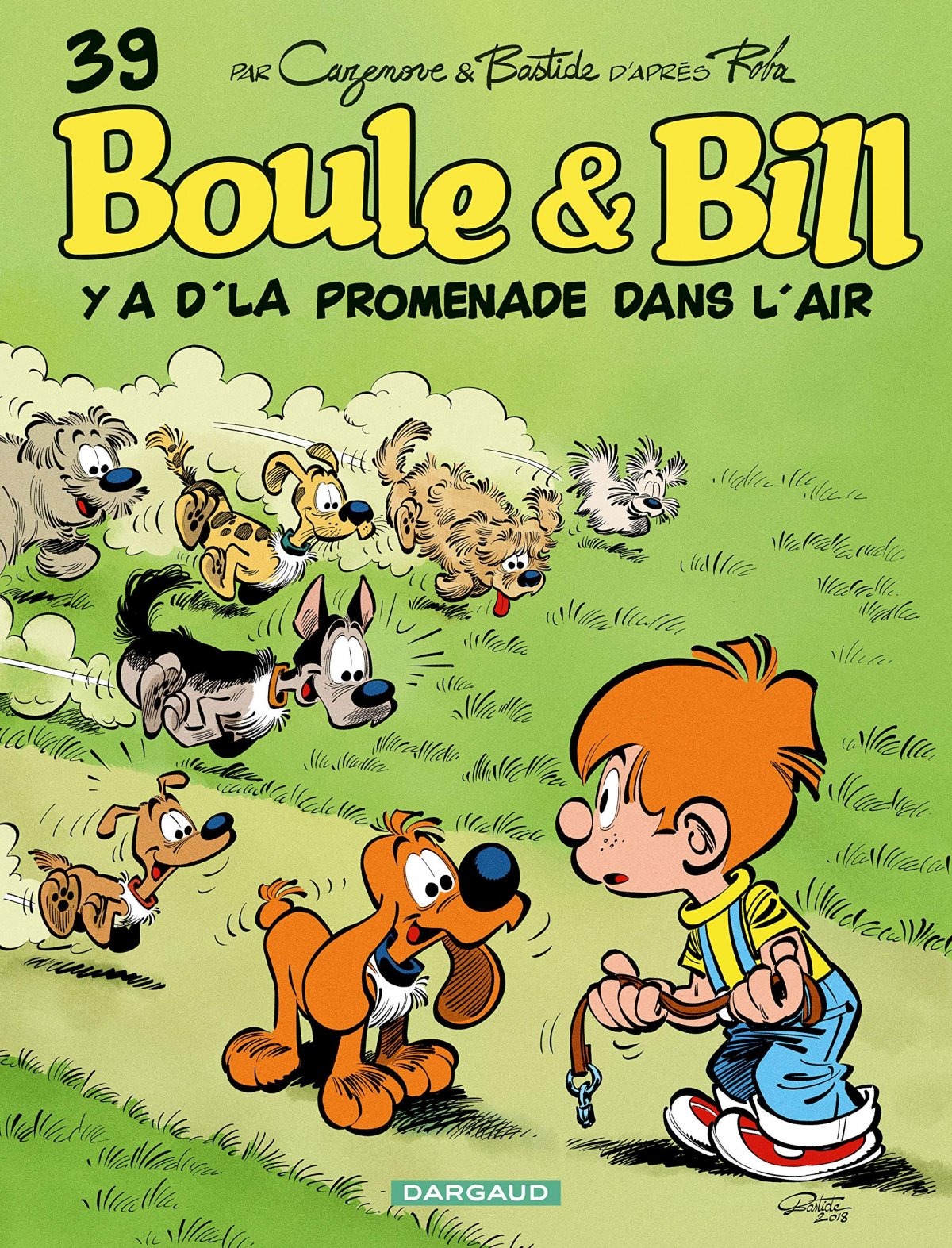 Y a d'la promenade dans l'air - Série Boule & Bill par Christophe Cazenove et Jean Bastide - Couverture