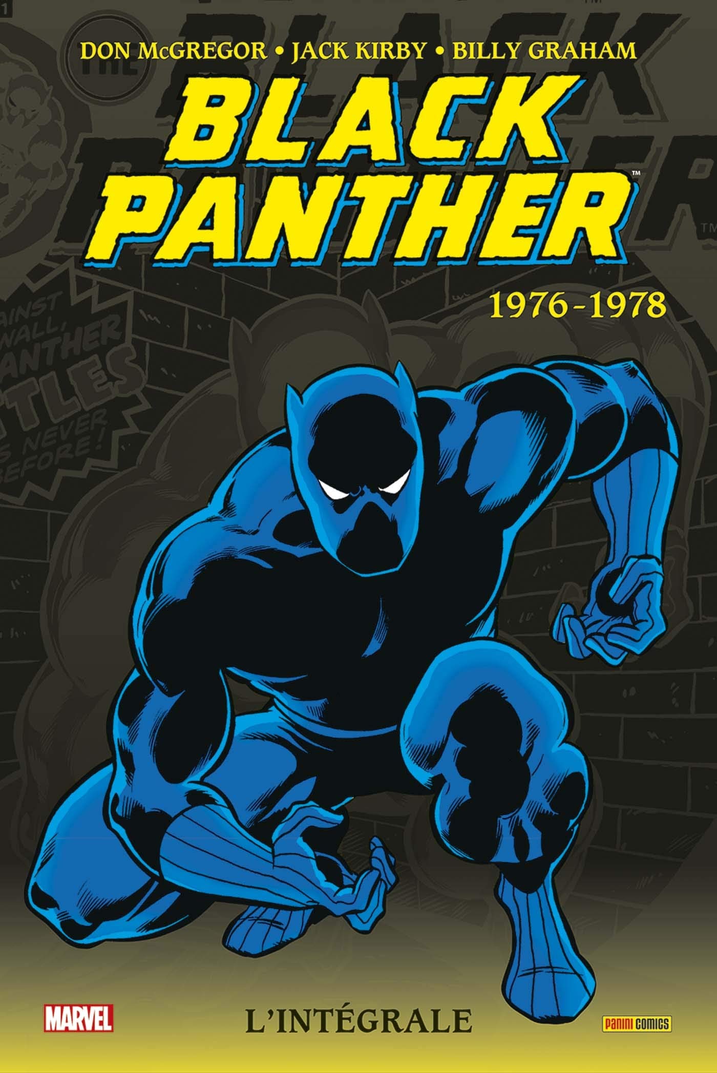 Black Panther - Intégrale 1976-1978 - Série Black Panther - Intégrale par Don McGregor, Roy Thomas, Jack Kirby, Billy Graham, Gene Colan, Rich Buckler et Keith Pollard - Couverture