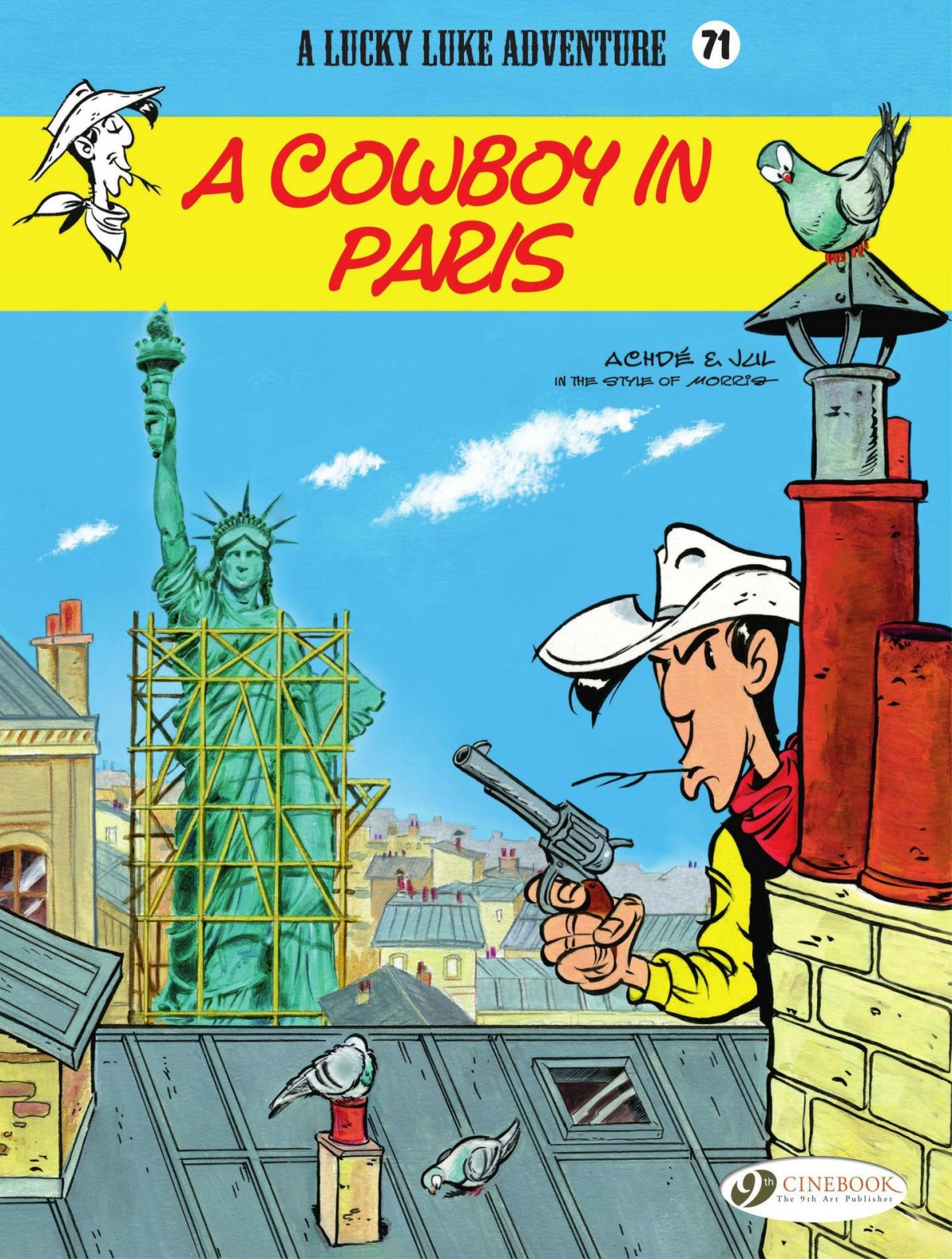 Cow-boy à Paris (Un) - Série Aventures de Lucky Luke d'après Morris (Les) - 9781849184311