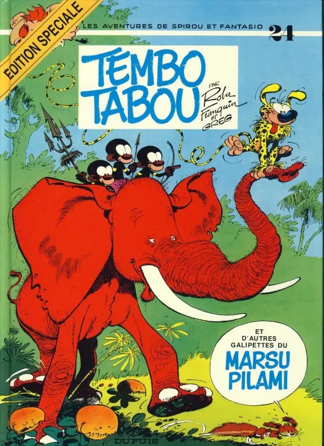Tembo Tabou - Série Spirou et Fantasio