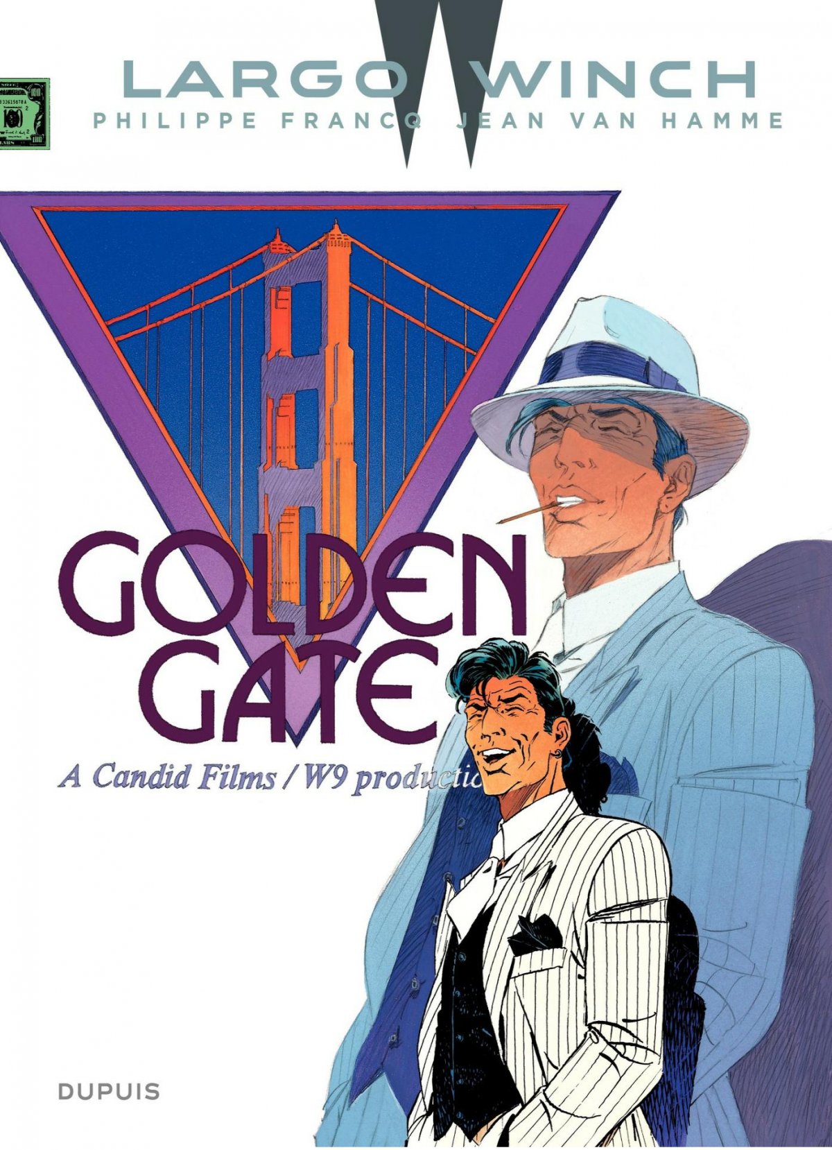 Golden Gate - Série Largo Winch par Jean Van Hamme et Philippe Francq - Couverture