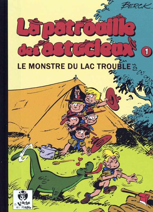 Monstre du lac trouble (Le) - Série Patrouille des Astucieux (La) par Berck - Couverture