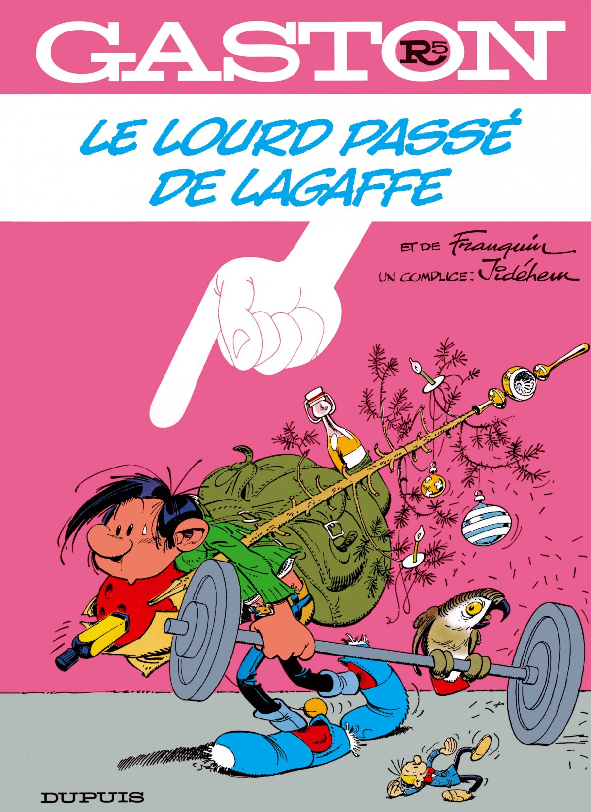 Lourd passé de Lagaffe (Le) - Série Gaston (série classique) par André Franquin et Jidéhem - Couverture