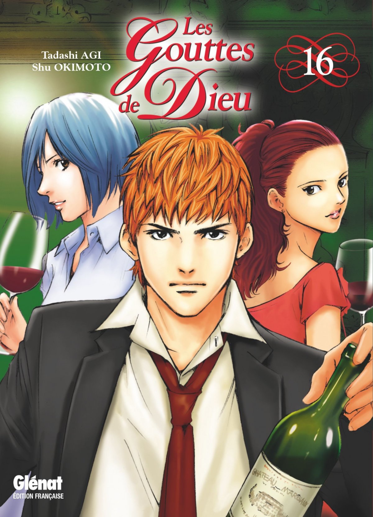 Gouttes de Dieu (Les) 16 - Série Gouttes de Dieu (Les) par Tadashi Agi / Seimaru Amagi et Shu Okimoto - Couverture