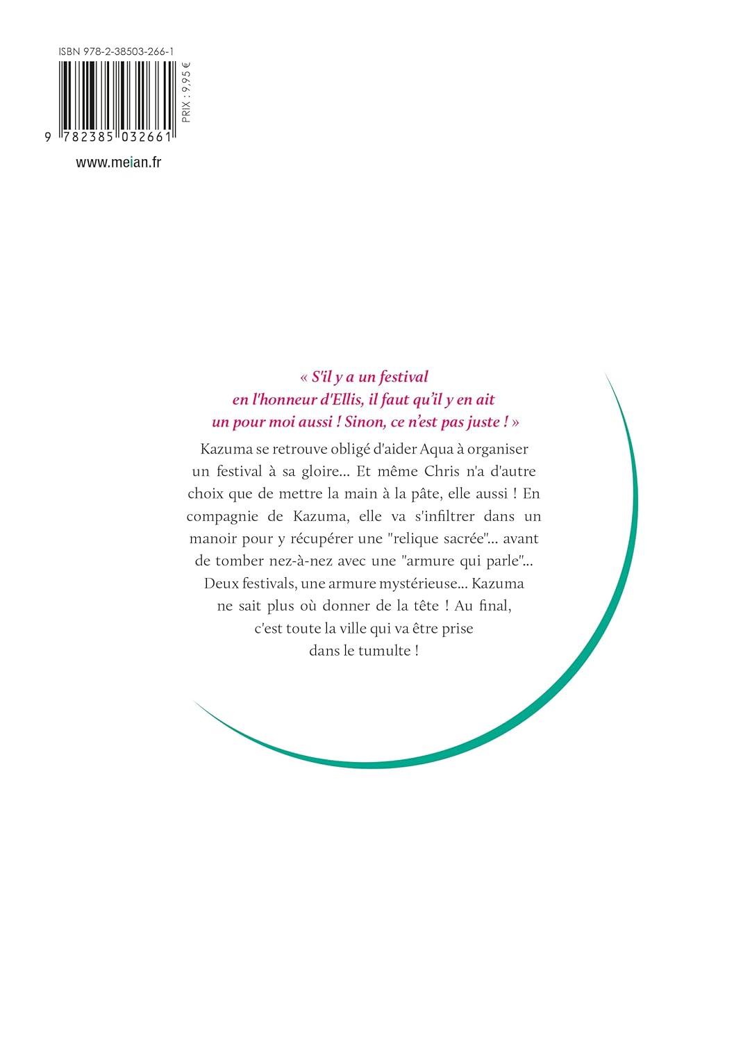 Roman Konosuba 8 - Extrait 1