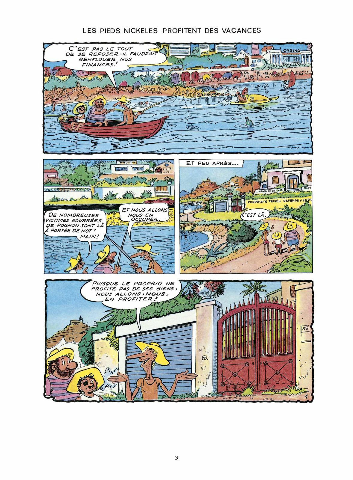 Pieds Nickelés profitent des vacances (Les) - Extrait 1