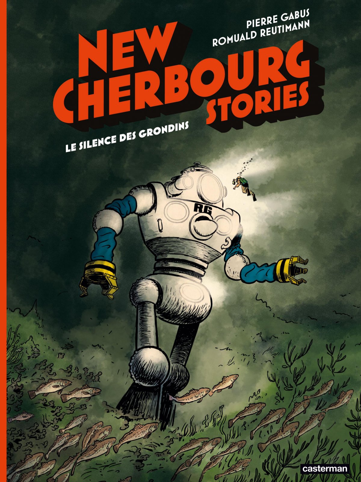 Silence des Grondins (Le) - Série New Cherbourg Stories par Pierre Gabus et Romuald Reutimann - Couverture