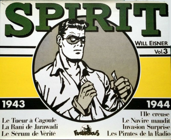 Spirit - Intégrale 1943-1944 - Série Spirit (Le) par Will Eisner - Couverture
