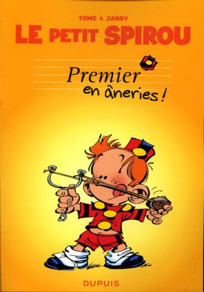 Premier en âneries ! - Série Petit Spirou (Le) par Tome et Janry - Couverture