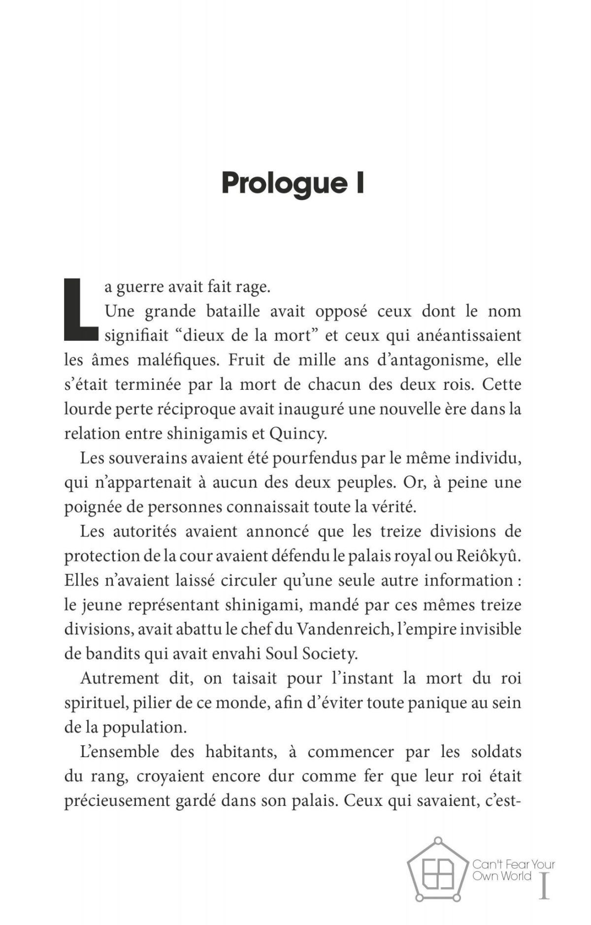 Bleach - Can't Fear Your Own World I - Extrait 1